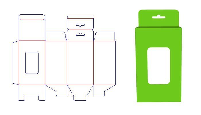 Box with Hangtab Style