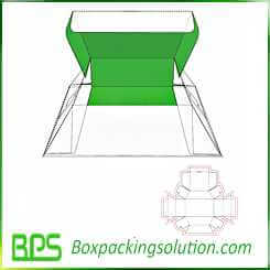 cardboard foldable box design template