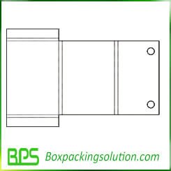 cardboard folder template design