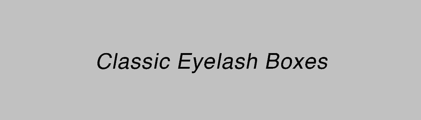They are very classic eyelash packaging models