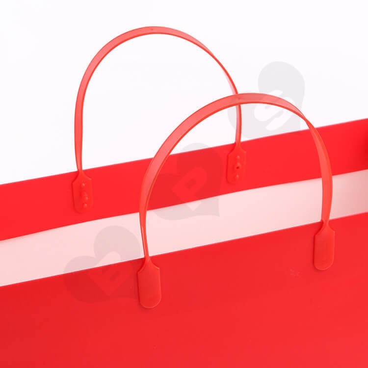 Color Printed Cardboard Paper Bag For Supermarket side view four