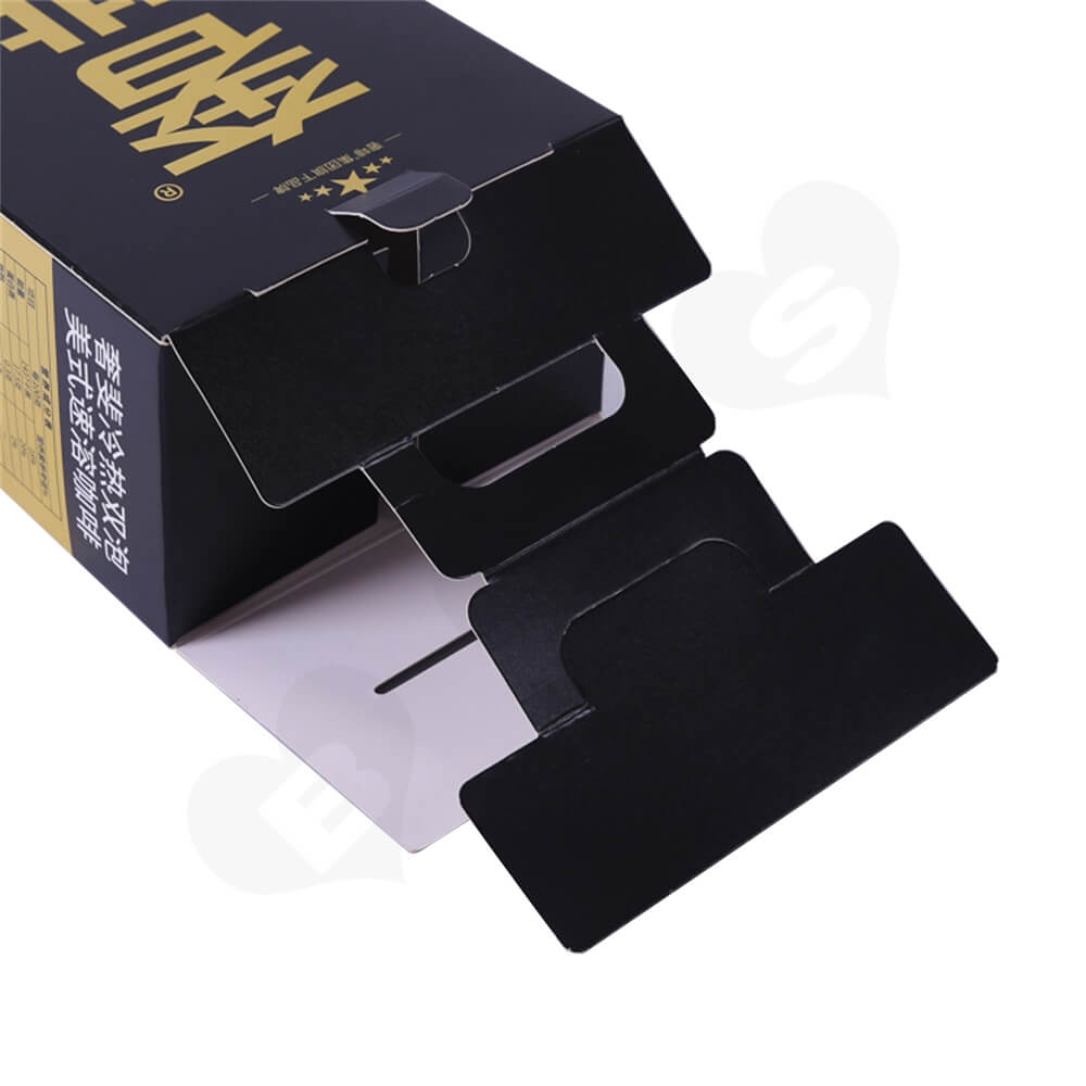 Corrugated Cardboard Box With Handle For Coffee Powder Side View Three