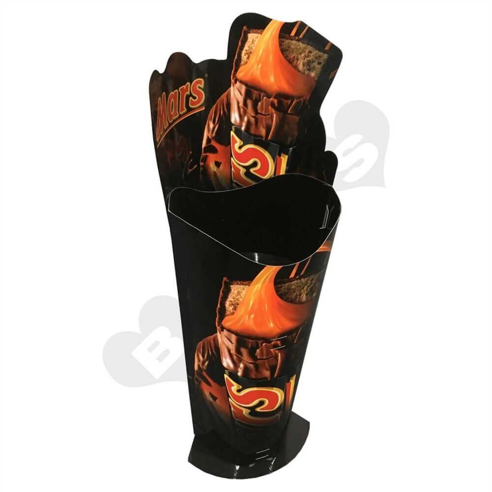 Cup Shape Cardboard Chocolate Display Box Sideview One