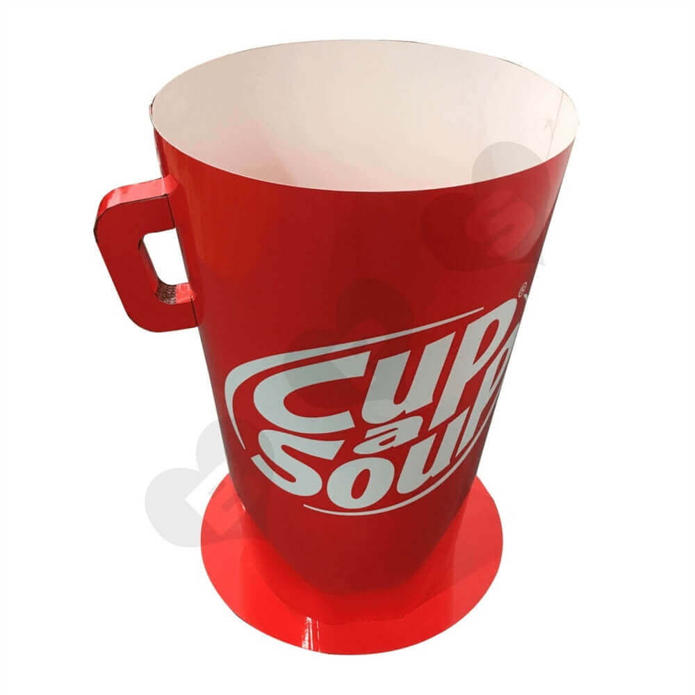 Cup Shape Display Box Sideview One