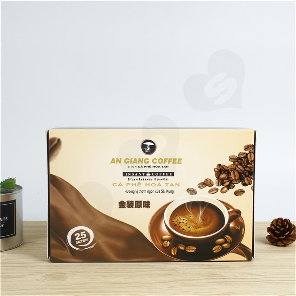 Custom Branded Paper Box For Coffee Powder Side View Five
