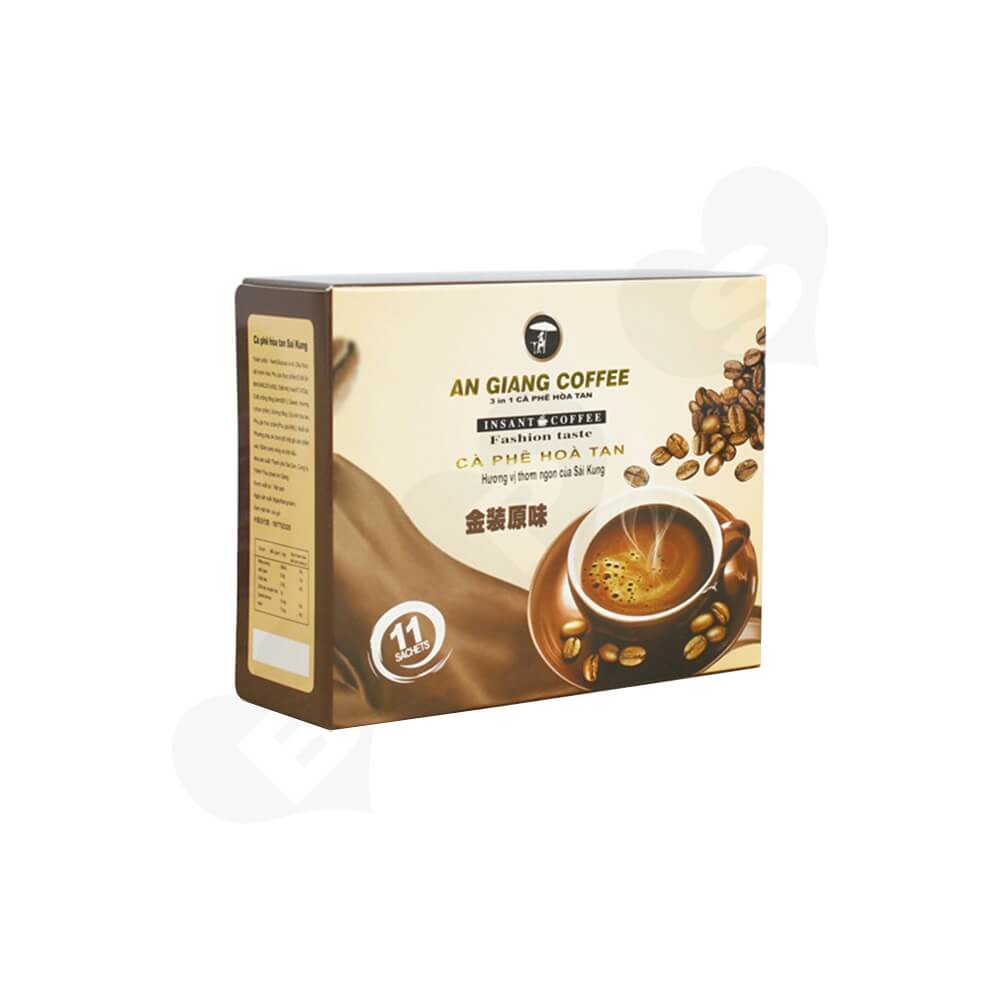 Custom Branded Paper Box For Coffee Powder Side View One