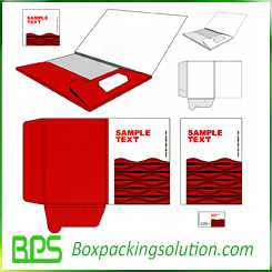 custom cardboard folder printed folders