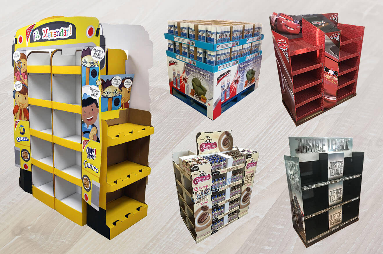 Custom Cardboard Pallet Displays