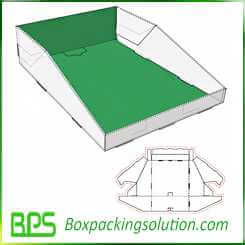 custom corrugated display box templates