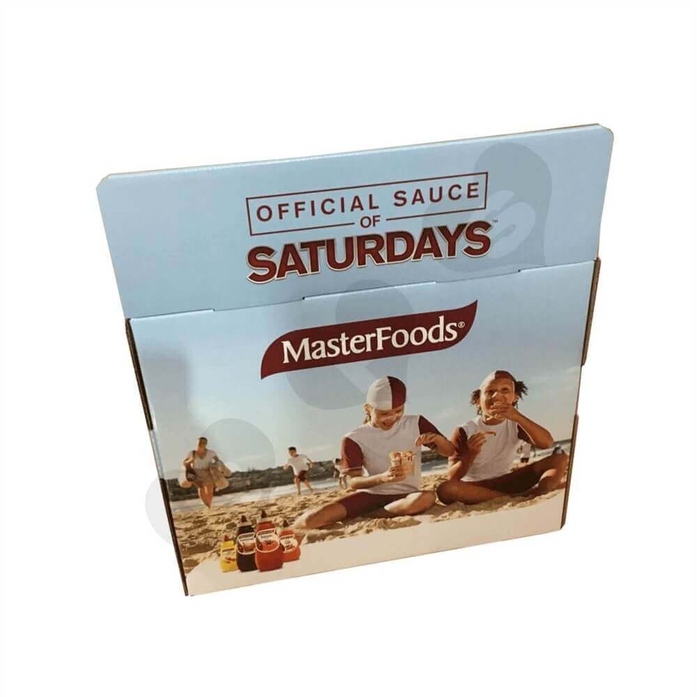 Custom Corrugated Food Counter Top Display Sideview Three