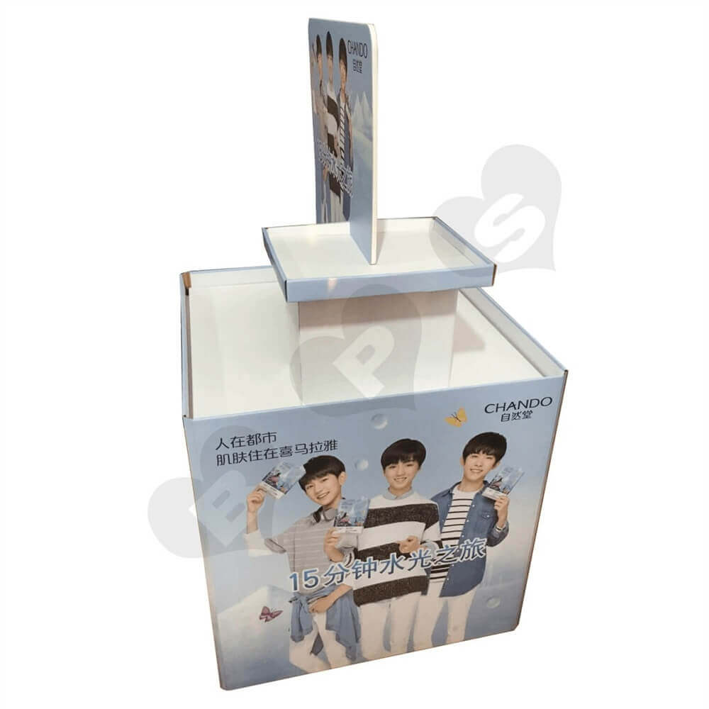 Custom Cosmetic Pallet Displays Sideview Four