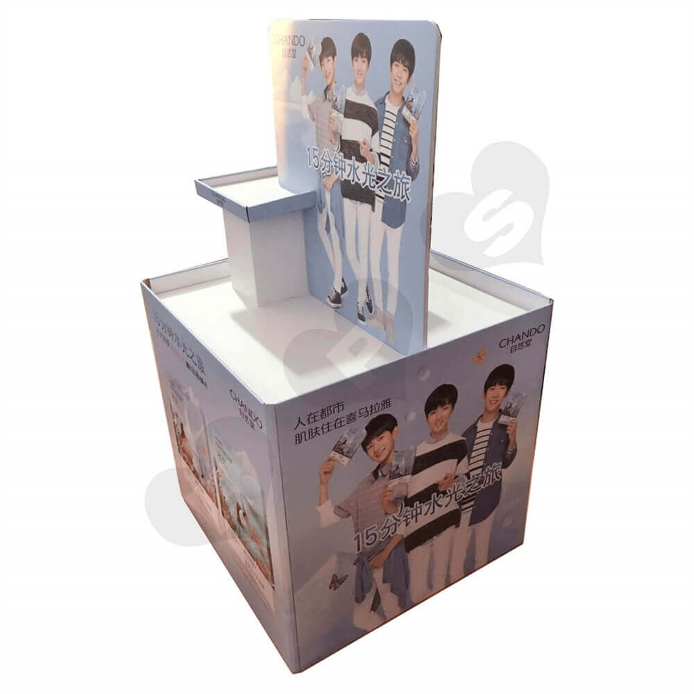 Custom Cosmetic Pallet Displays Sideview Two