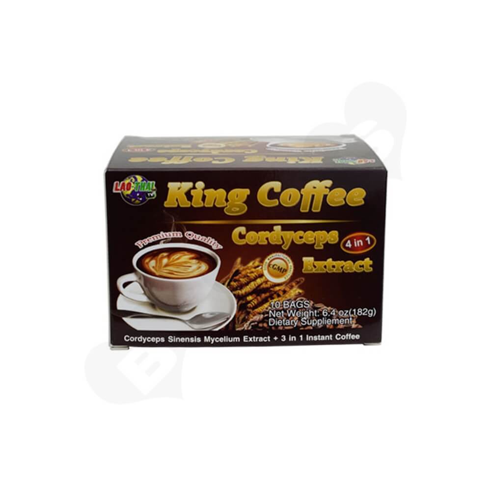 Custom Folding Box For Instant Coffee Powder Side View One