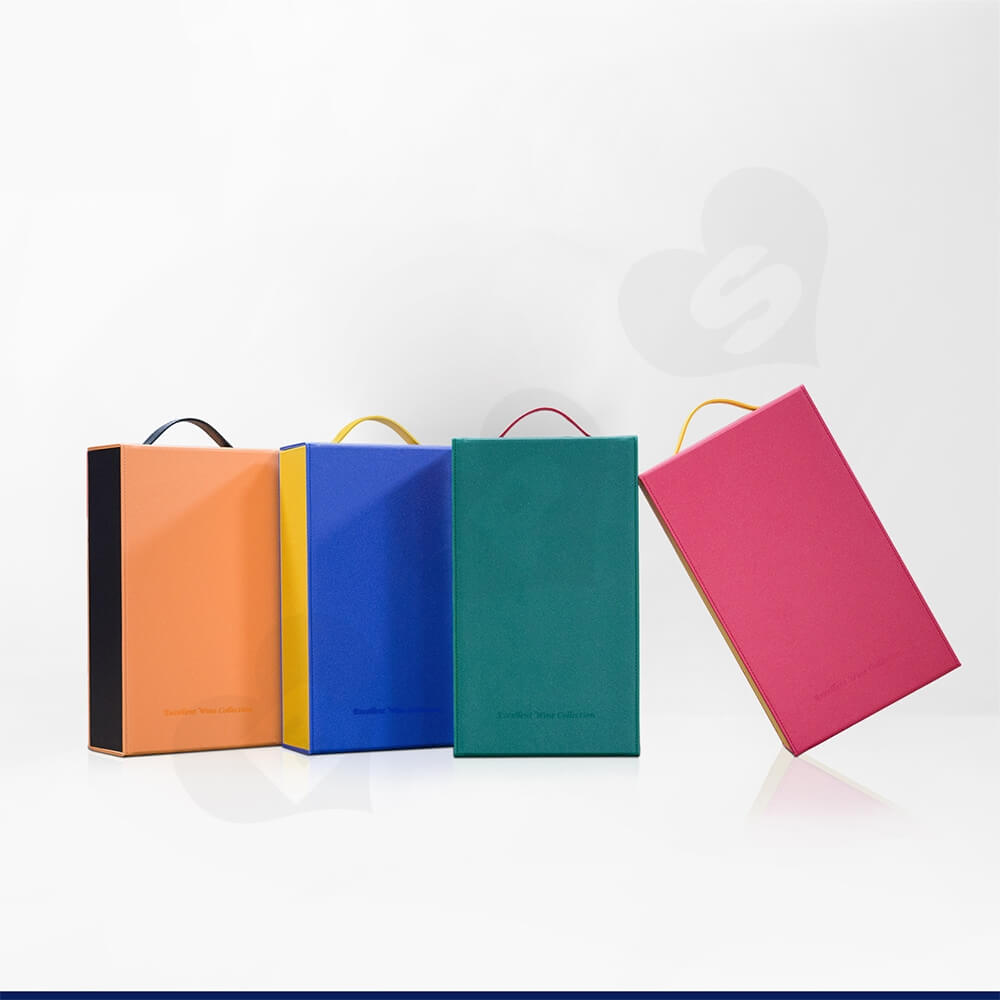 Custom Logo Printable Counter Display Gift Box Side View Two
