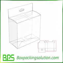 custom packaging box with hang hole retail packaging boxes