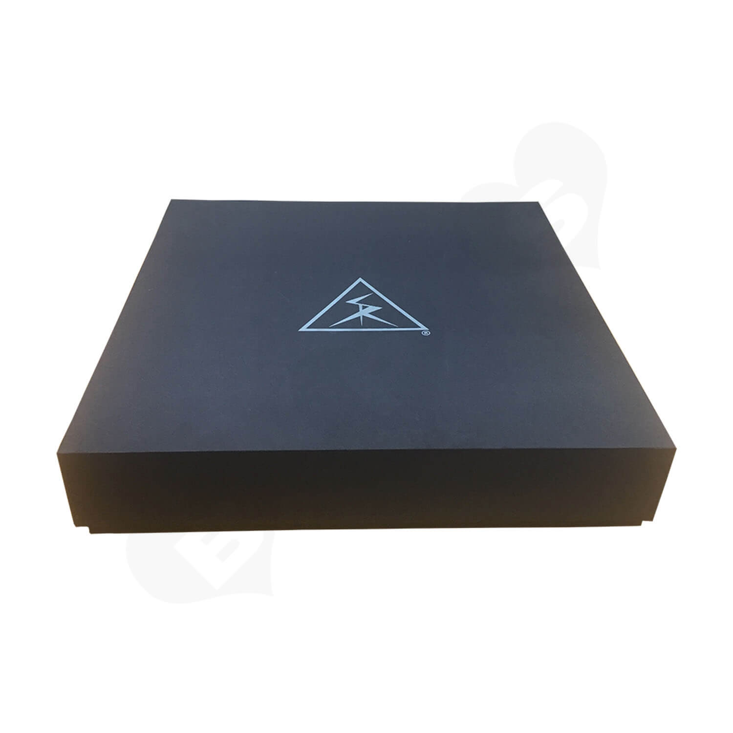 Custom POWER CABLES Textured Rigid Black box Side View 1
