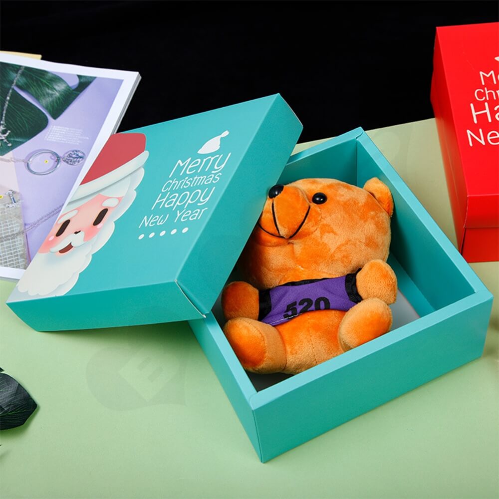 Custom Printed Folding Carton For Christmas Gift Side View Seven