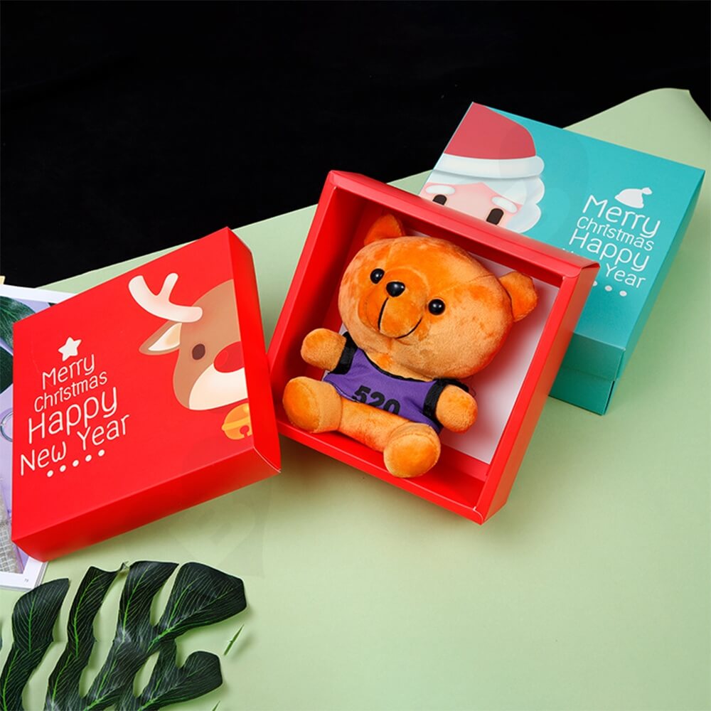 Custom Printed Folding Carton For Christmas Gift Side View Six