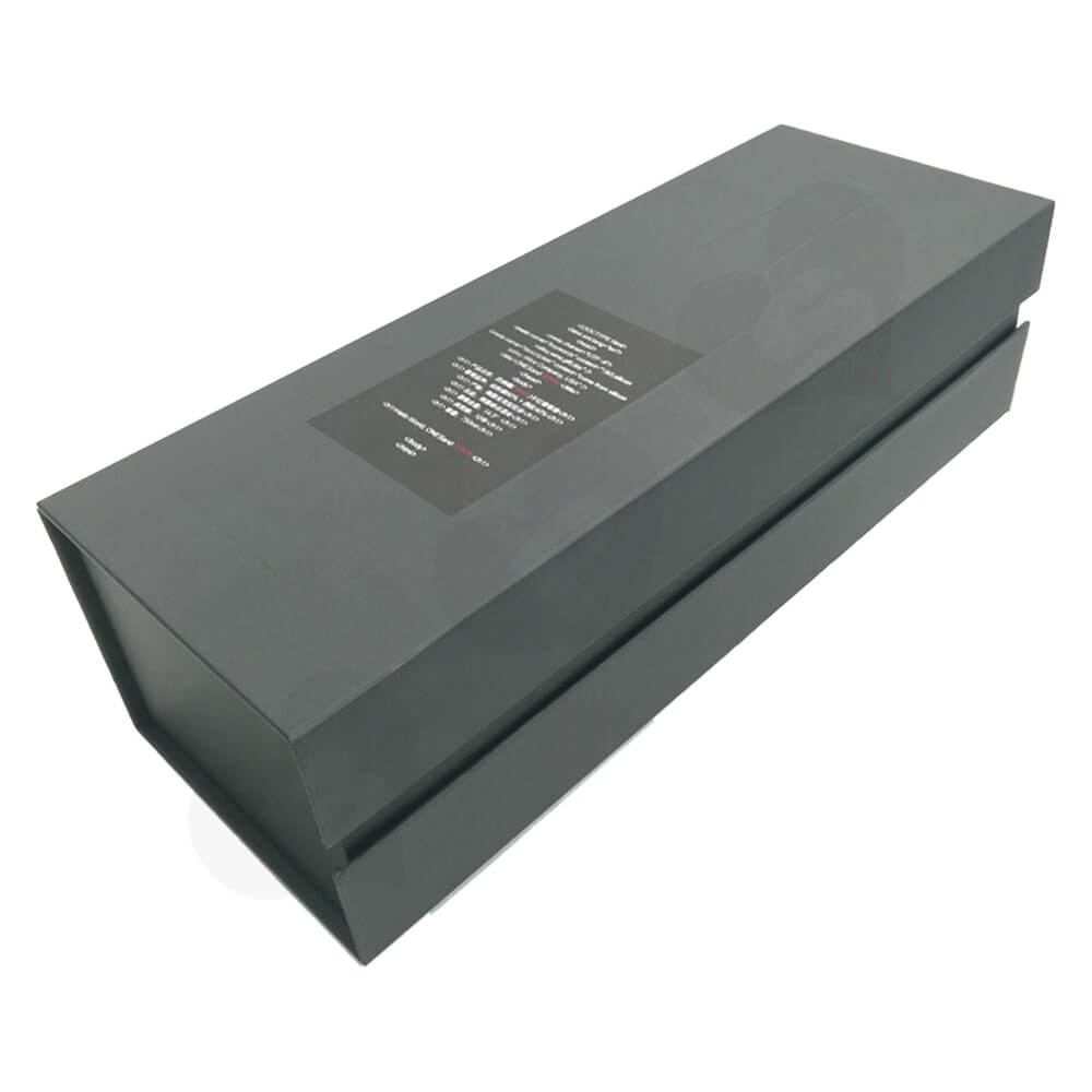 Custom Printed Matte Finish Gift Box For Wine Side View Two
