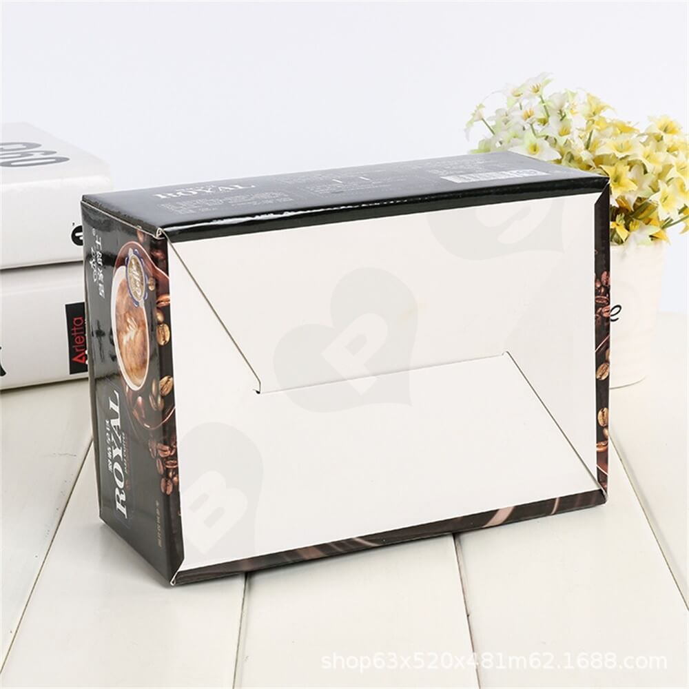 Custom Printed Retail Box For Coffee Powder Side View Three