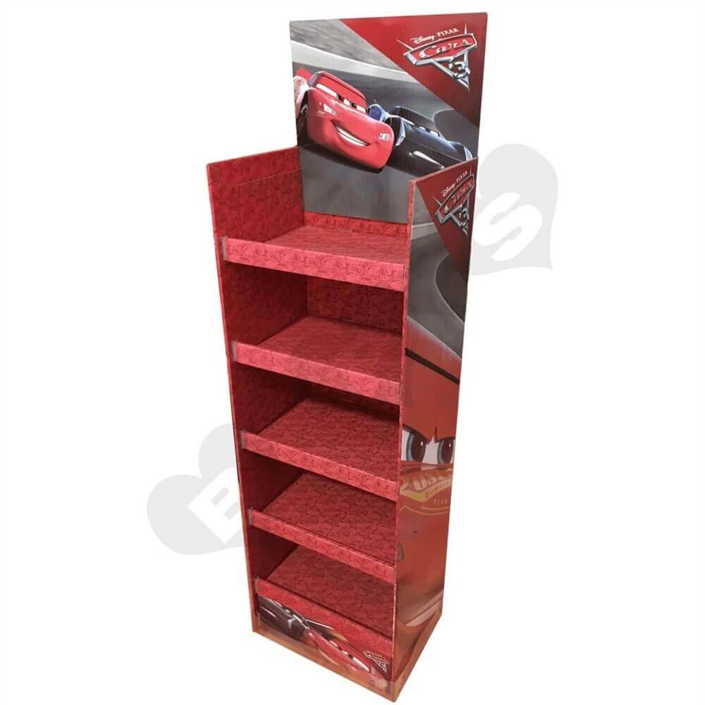 Custom Printed Toys Display Shelf Sideview One