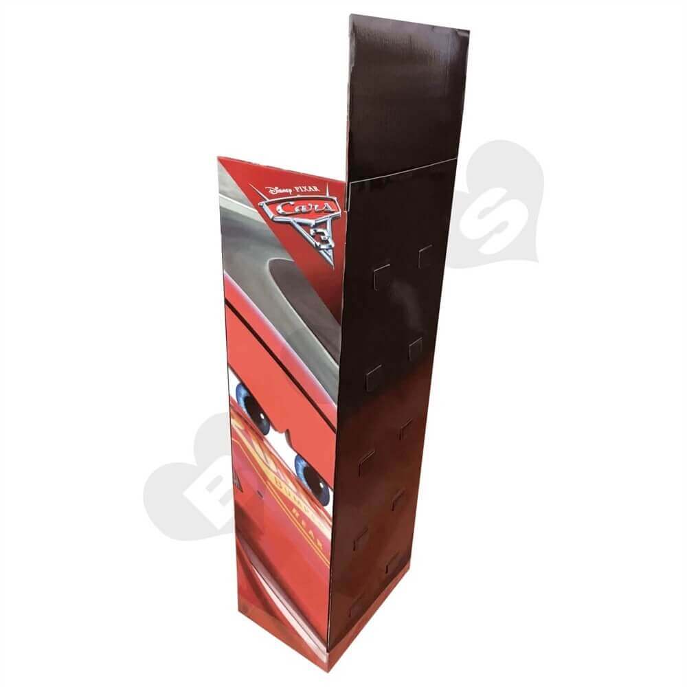 Custom Printed Toys Display Shelf Sideview Two