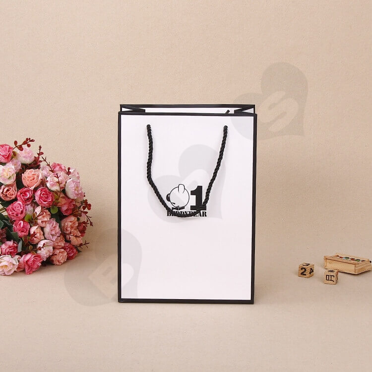Custom Printing Shopping Bag For Thermos Cup side view four