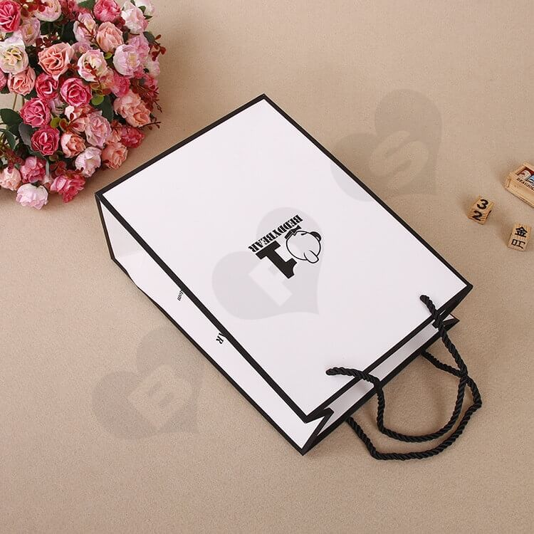 Custom Printing Shopping Bag For Thermos Cup side view two