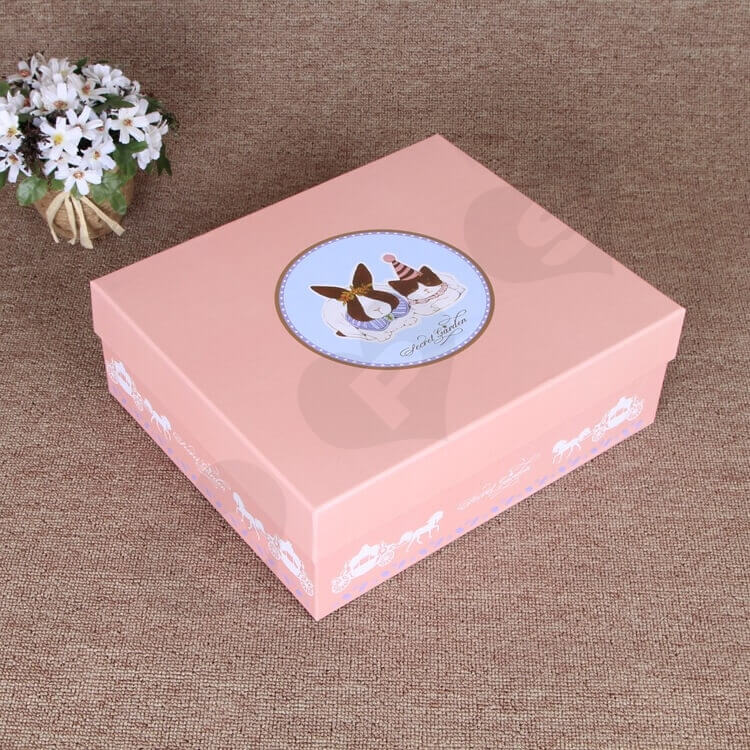 Custom Printing Special Box For Christmas Gift Books side view two