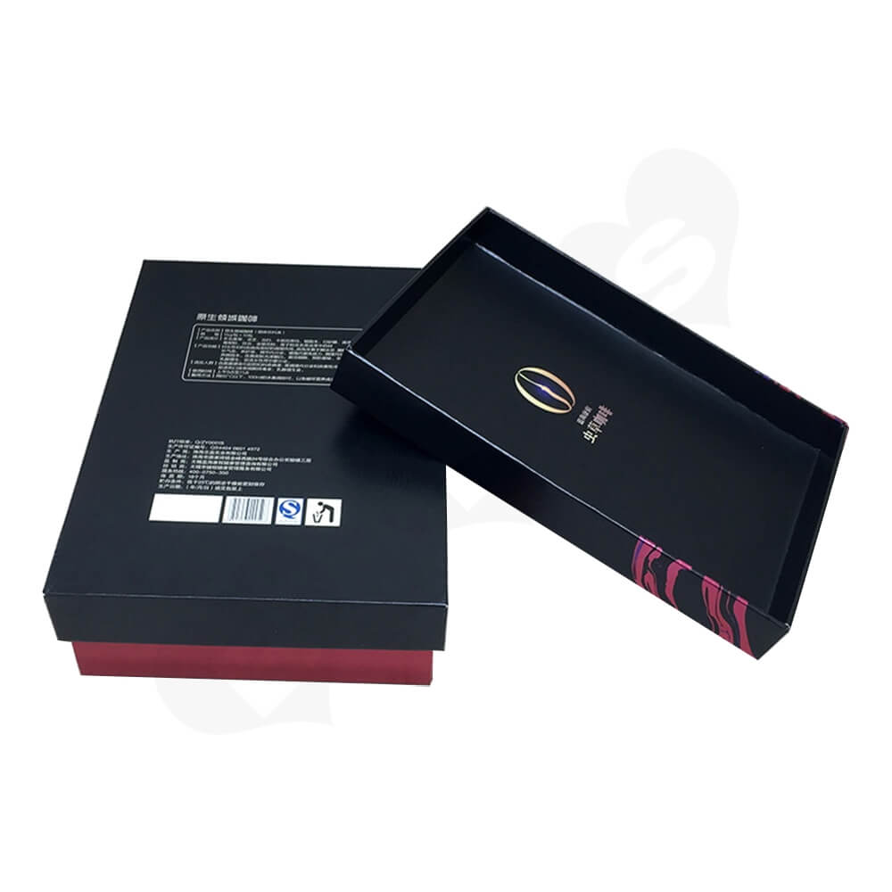 Custom Rigid Neck Gift Box For Coffee Powder Side View Three