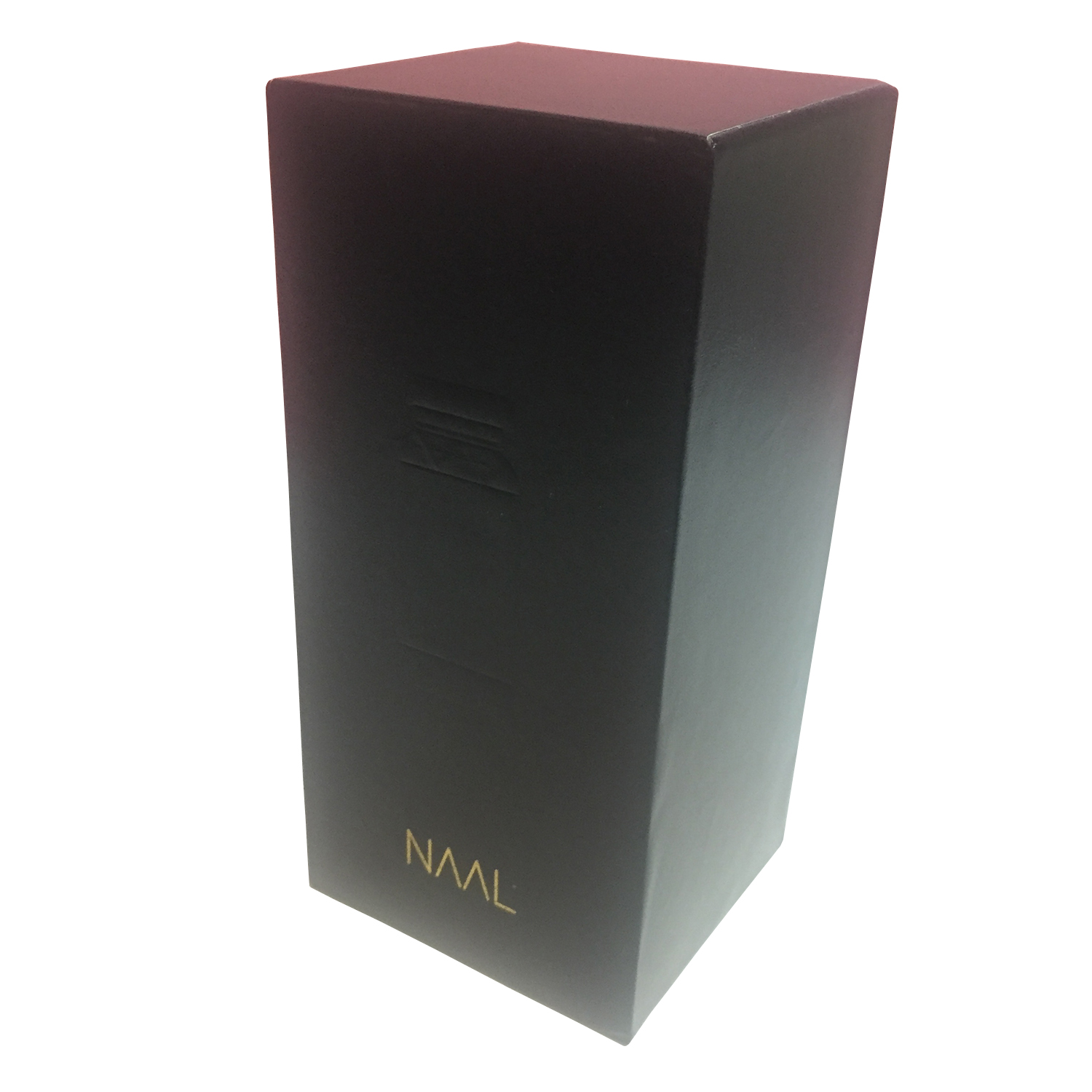 Custom Special Leatherette Paper Lift Off Lid Rigid Box Side View 5