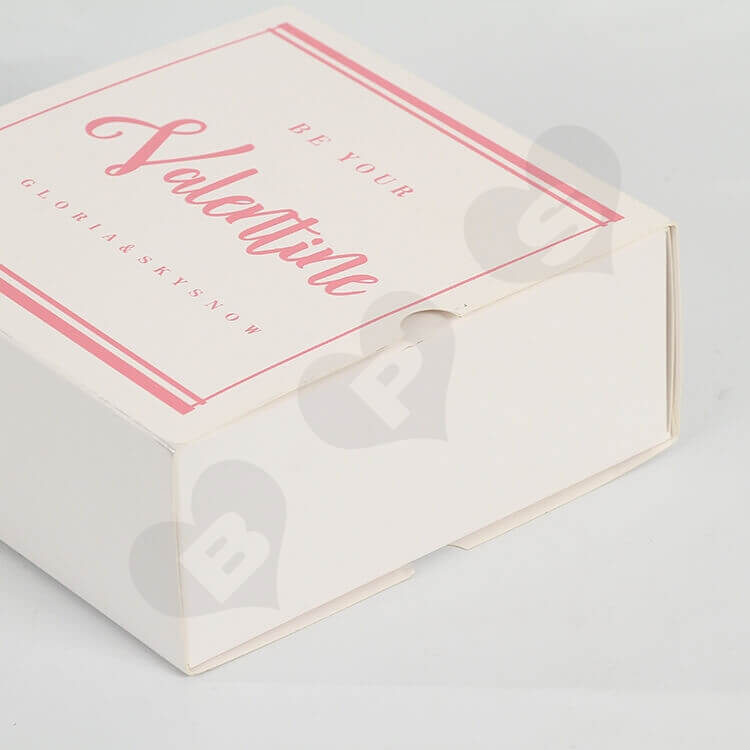 Custom Valentines Day Gift Box side view three