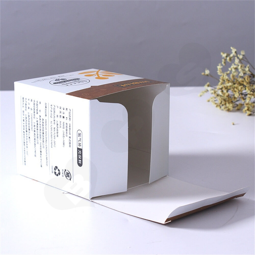 Customized Folding Carton For Americano Coffee Powder Side View Five