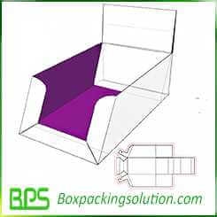 food display box design template