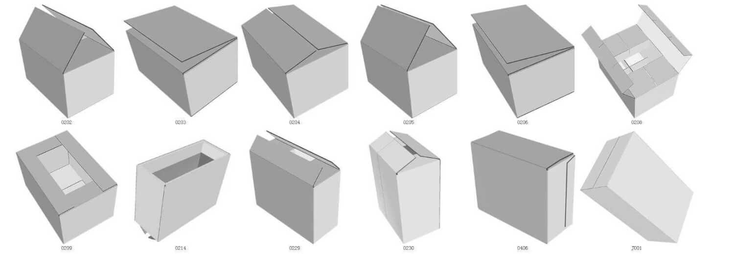 free box design template