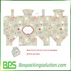 gable top gift box design