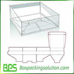 gable top snap bottom box design templates