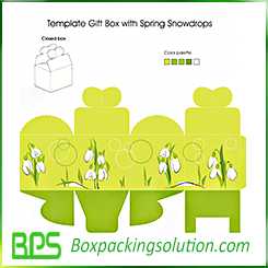 gift box design template