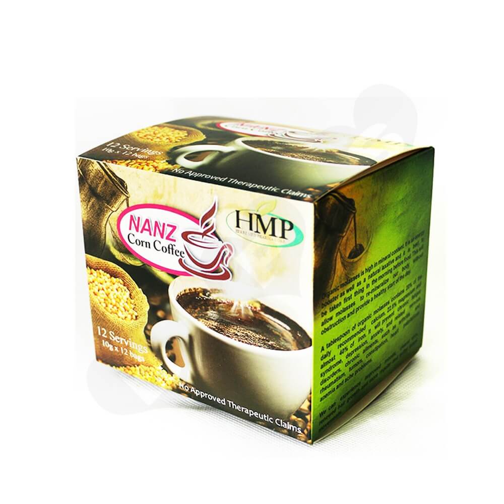 Gloss Printed Folding Carton For Coffee Powder Bar Side View One