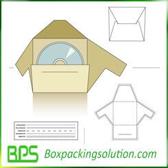 hard cover CD packaging box templates