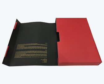 Luxury book shape box for men's shirt
