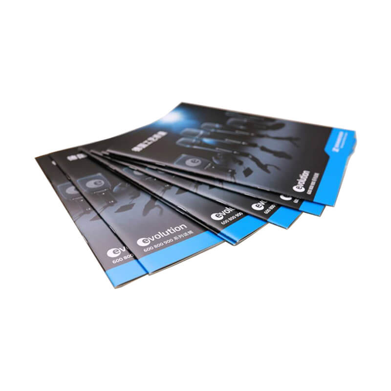 matt plastic laminated paper manual