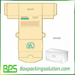 no glue folding box design