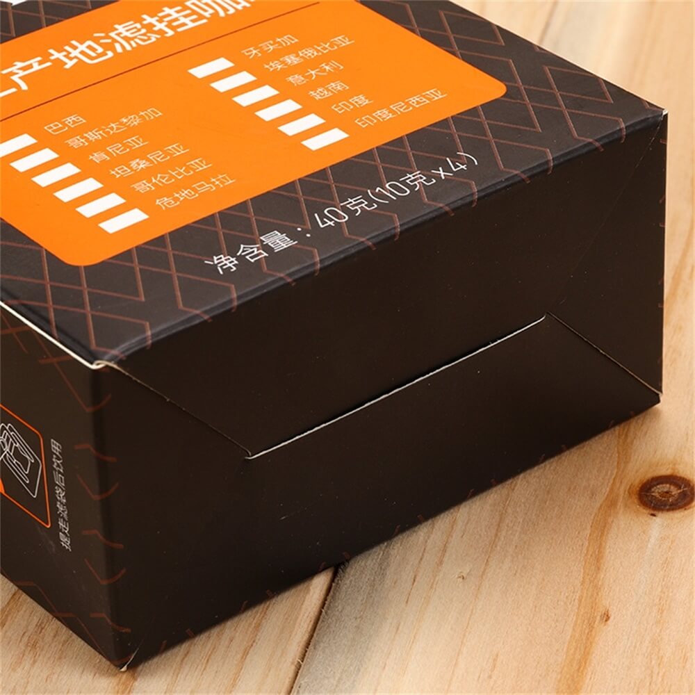 Personalized Folding Carton For Coffee Powder Side View Five