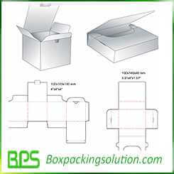 personalized packaging box template