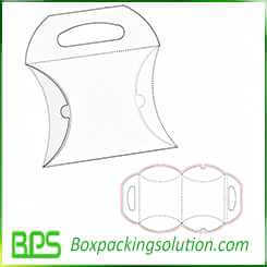 pillow box with hook up design template