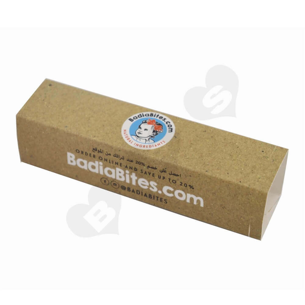 Printed Food Box Sleeve side view three