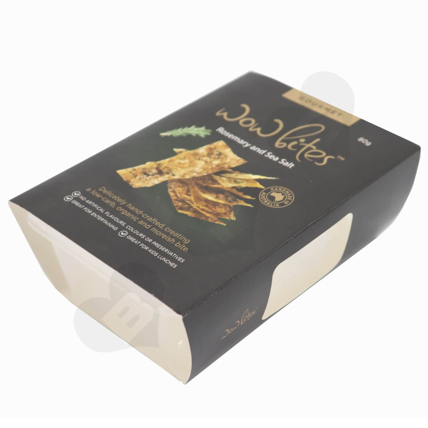 Printed Snack Food Packaging Sleeve side view one