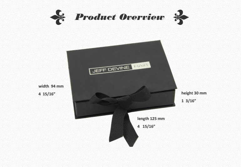 Ribbon Closure Rigid Box For Credit Card