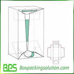 rigid corrugated packaging box design template